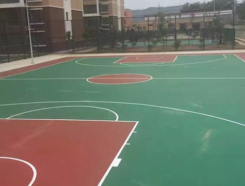 丹东硅PU篮球场